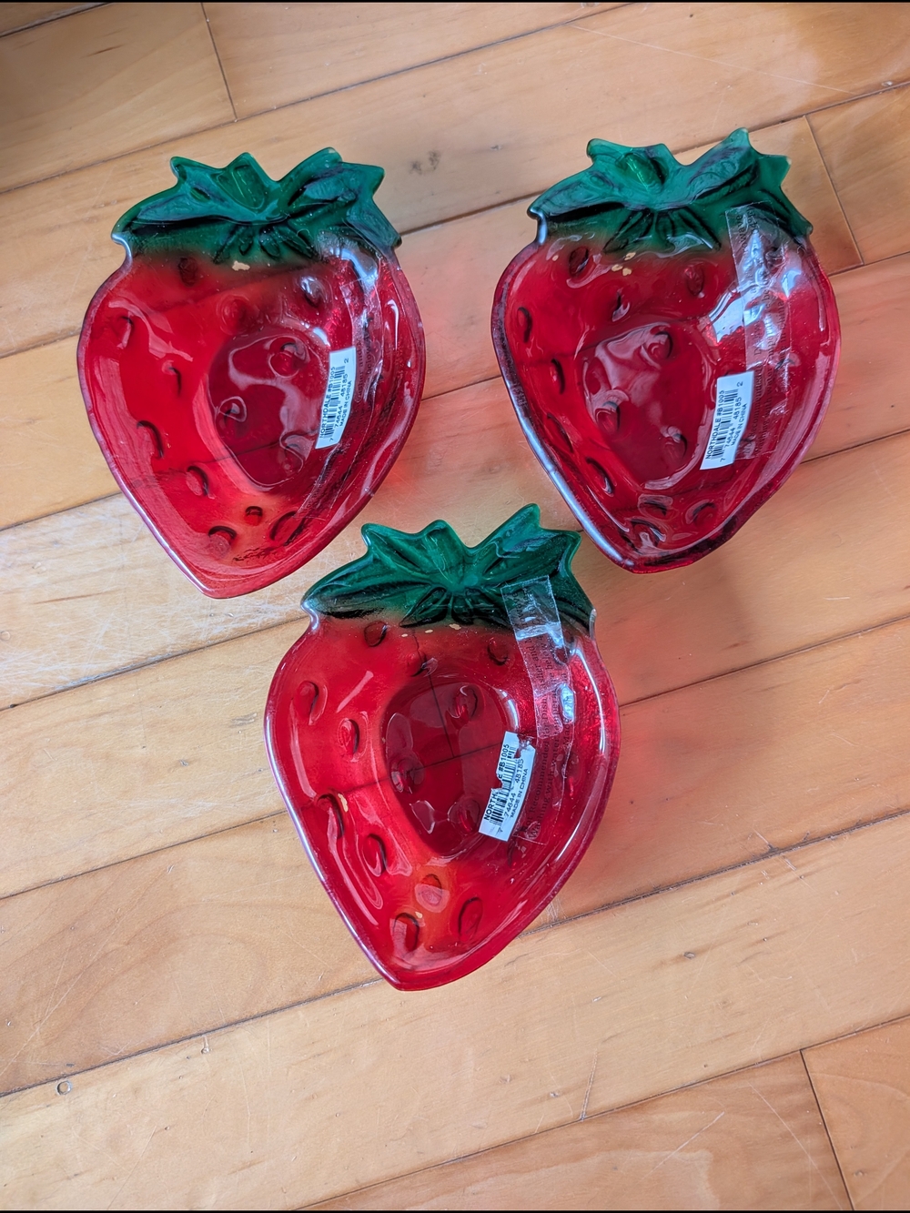 Glass Strawberry Dishes